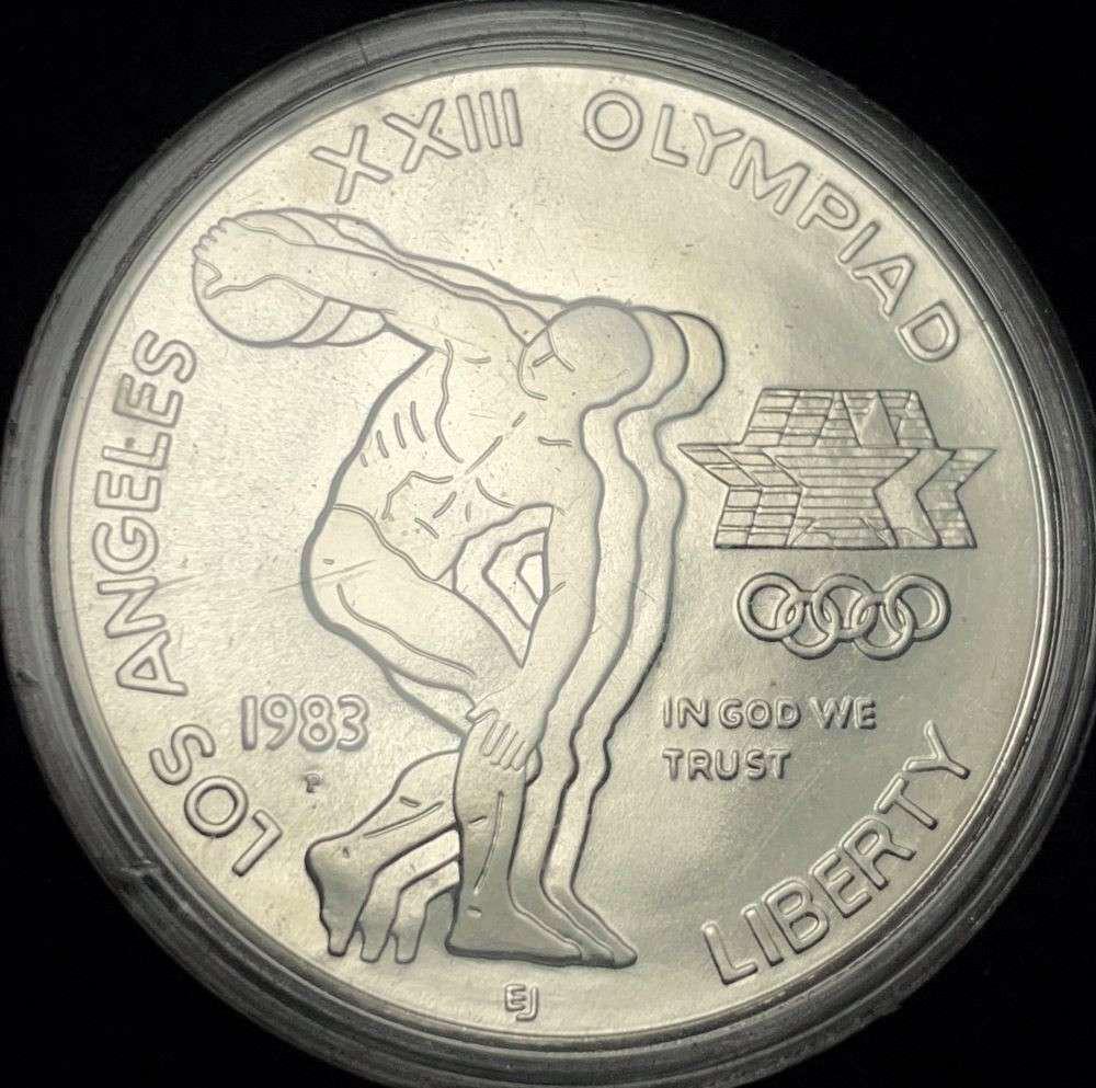 1983 Olympic Silver Commemorative Dollar (1 of 2)