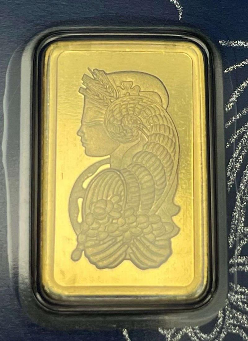 Lady Fortuna Pamp Suisse 2.5 Grams .9999 Gold Bar (1 of 4)