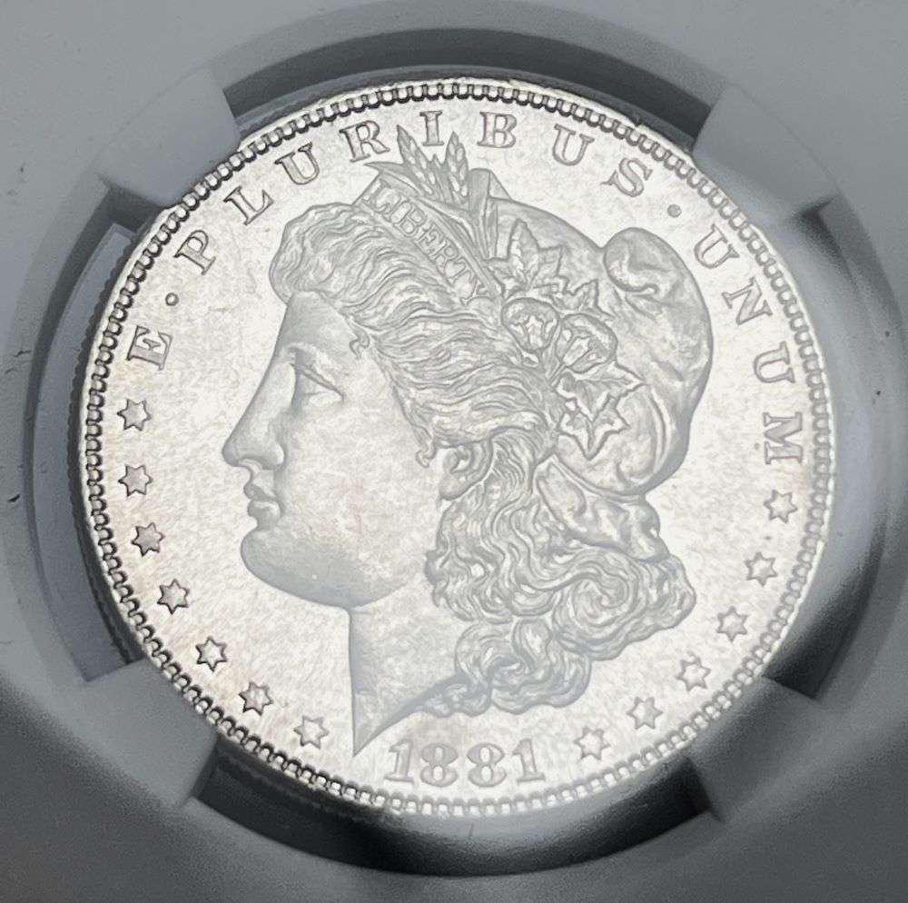 Premium Quality 1881-S Morgan Silver Dollar NGC MS66 (1 of 4)