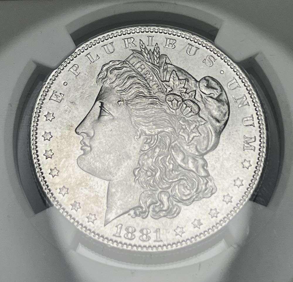 Premium Quality 1881-S Morgan Silver Dollar NGC MS66 (1 of 4)
