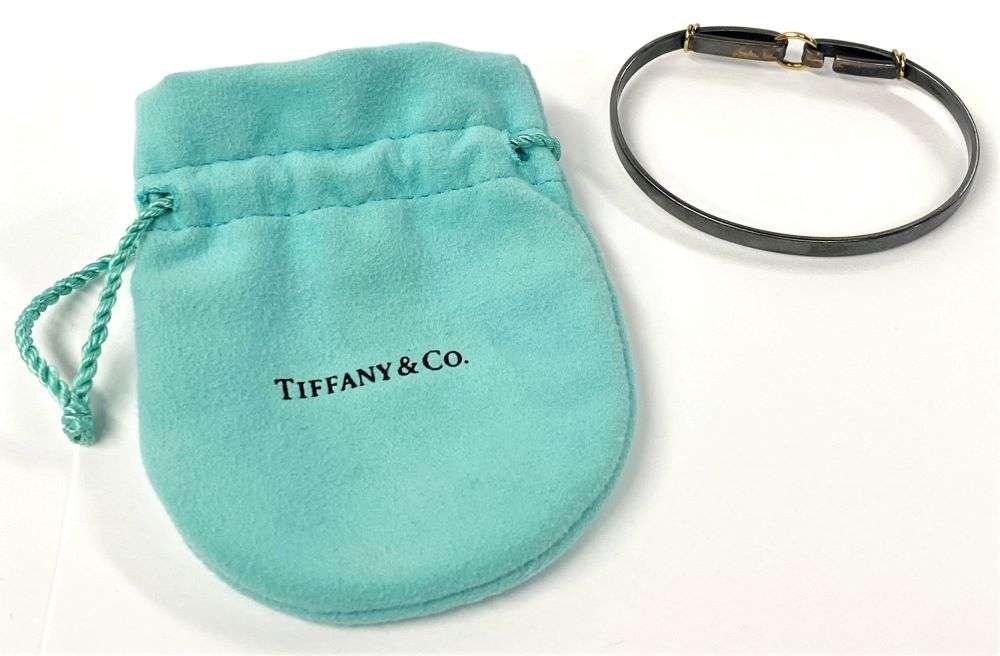 Tiffany & Co. Bangle .925 Sterling Silver / 18k Gold (1 of 11)