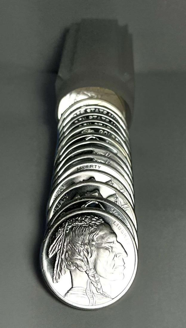 (20-coins) Buffalo Golden State Mint Proof 1 ozt .999 Silver (1 of 4)
