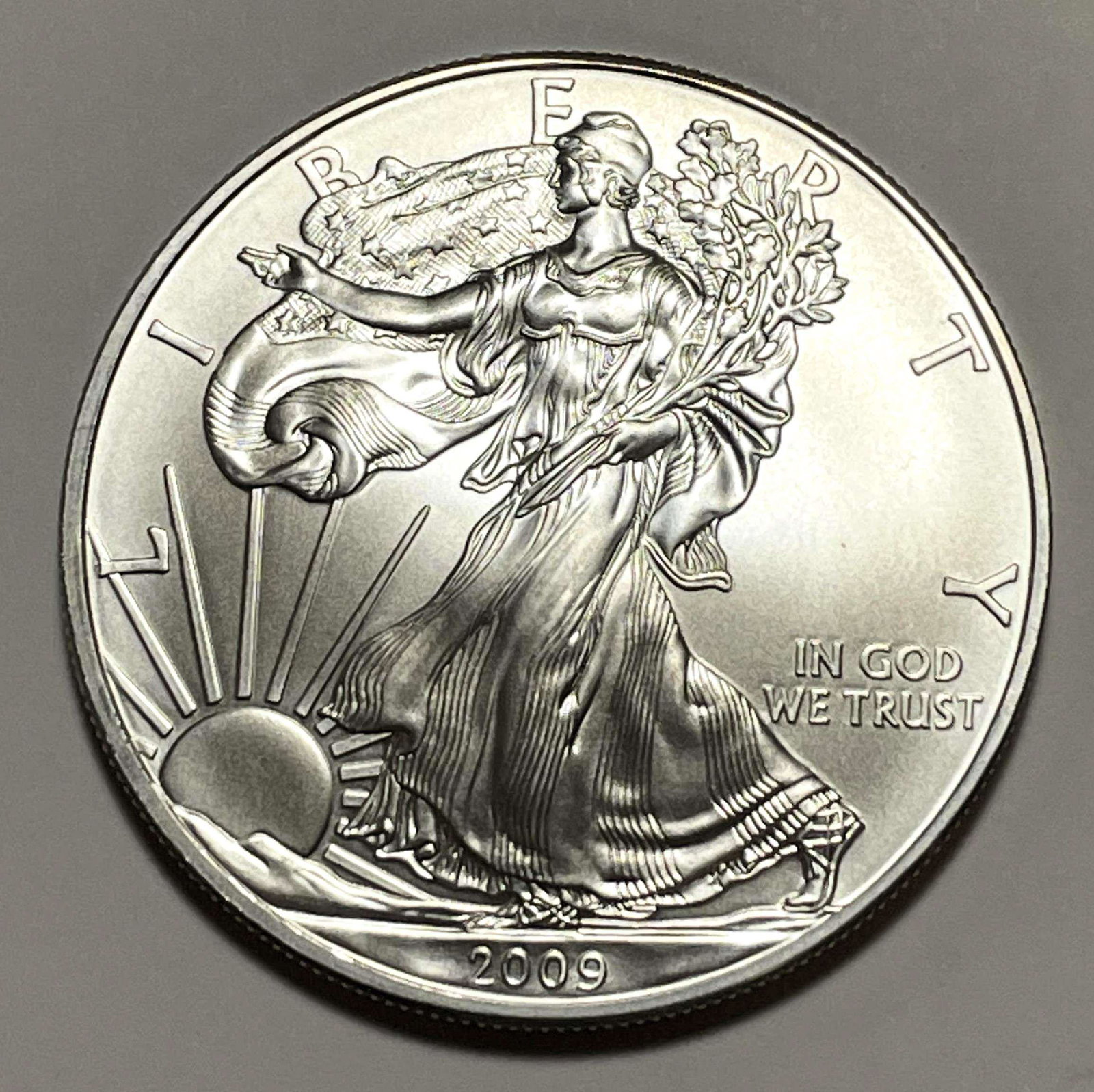 2009 American Silver Eagle: Winner shall receive the exact coin shown here. (JL)