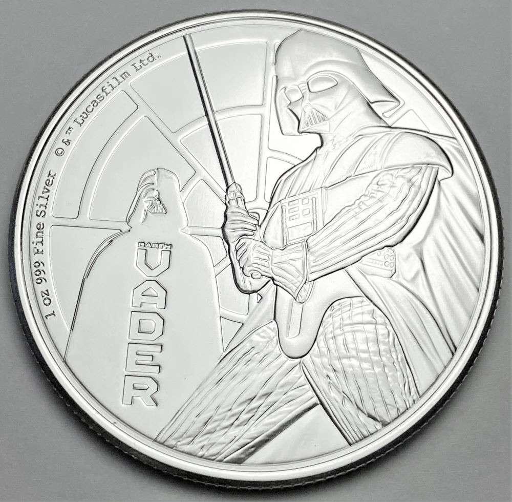 2022 NIUE $2 Darth Vader 1 ozt .999 Silver (1 of 2)