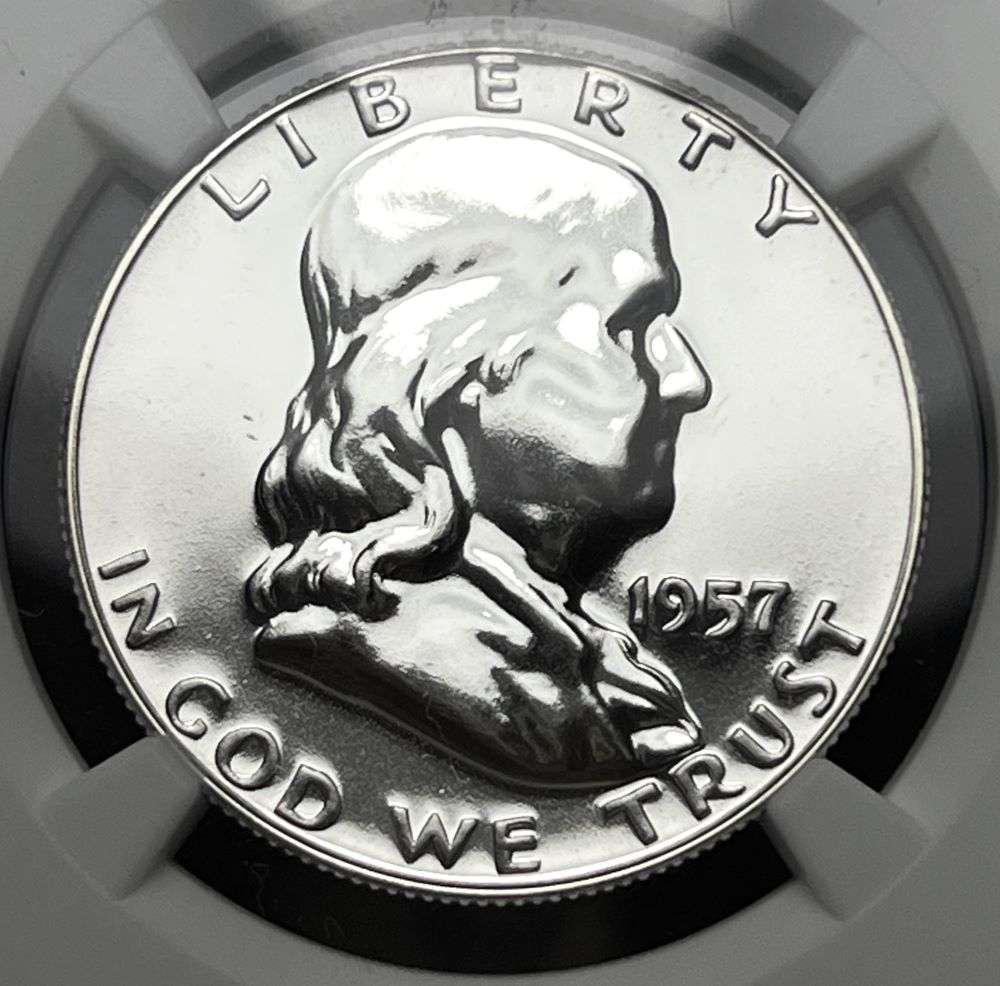 1957 Franklin Silver Half Dollar NGC PF67 (1 of 4)