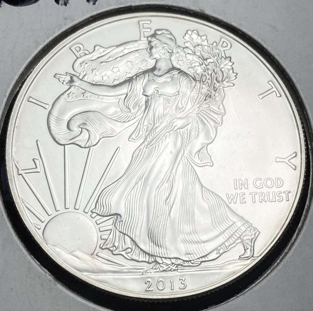 2013 American Silver Eagle: Winner shall receive the exact coin shown here. (RR/B)