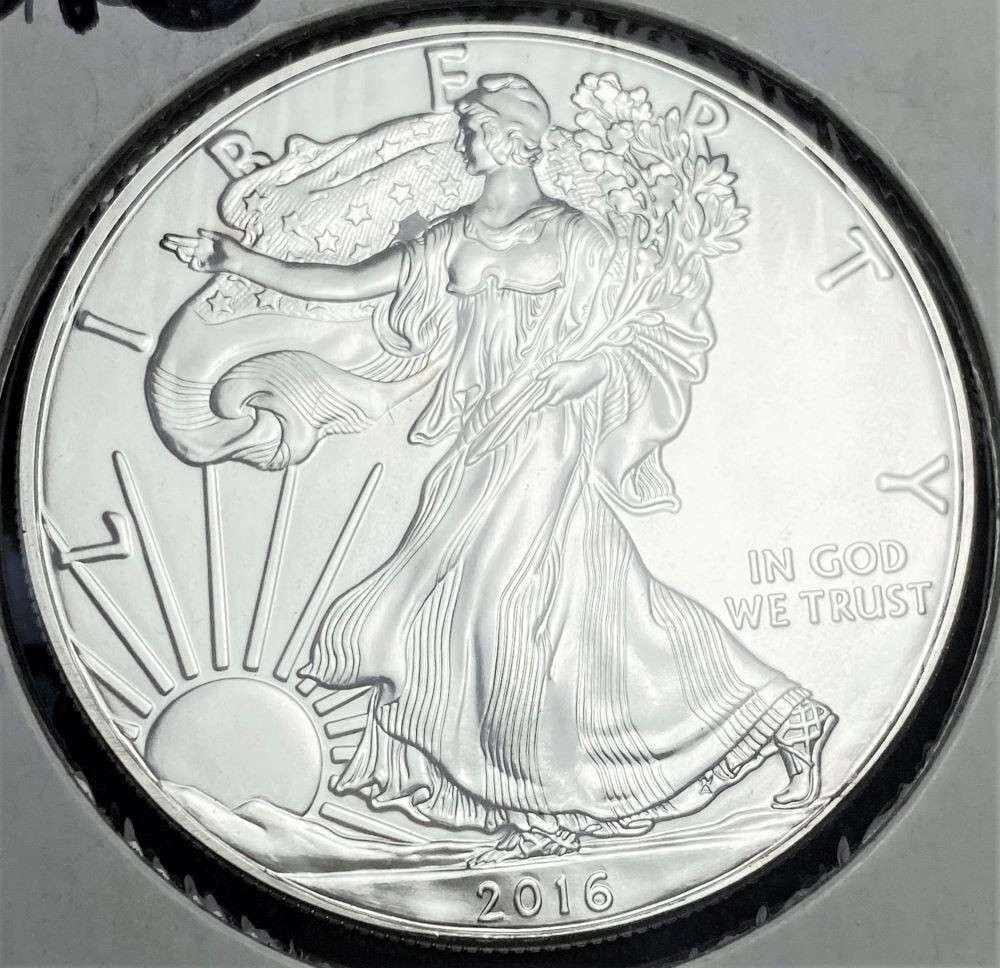 2016 American Silver Eagle: Winner shall receive the exact coin shown here. (RR/B)