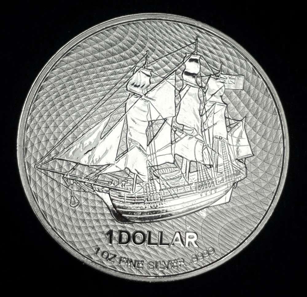 2023 Cook Island Sailing Ship 1 ozt .9999 Silver Dollar: Winner shall receive the exact coin shown here. (JM/B)