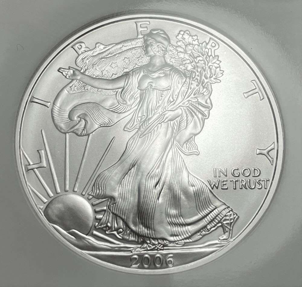 2006 American Silver Eagle NGC Gem Uncirculated First Strikes (1 of 4)