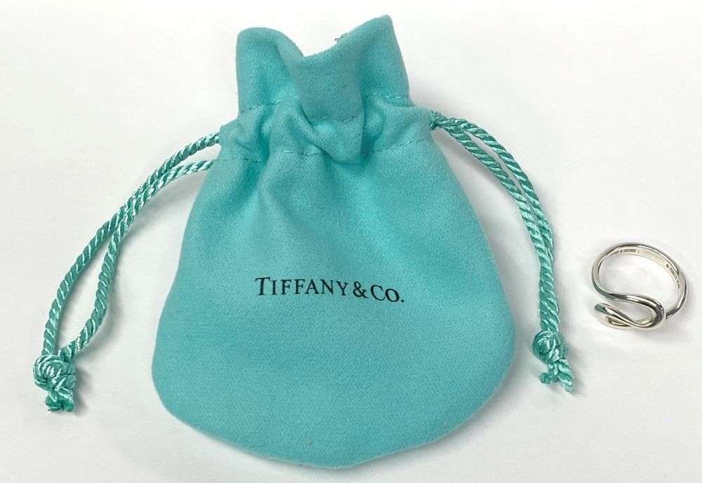 Tiffany & Co. Elsa Peretti Wave Ring .925 Sterling Silver (1 of 12)