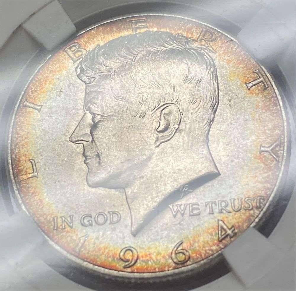 1964-D Kennedy Silver Half Dollar MS67: Winner shall receive the exact coin shown here. (RR)