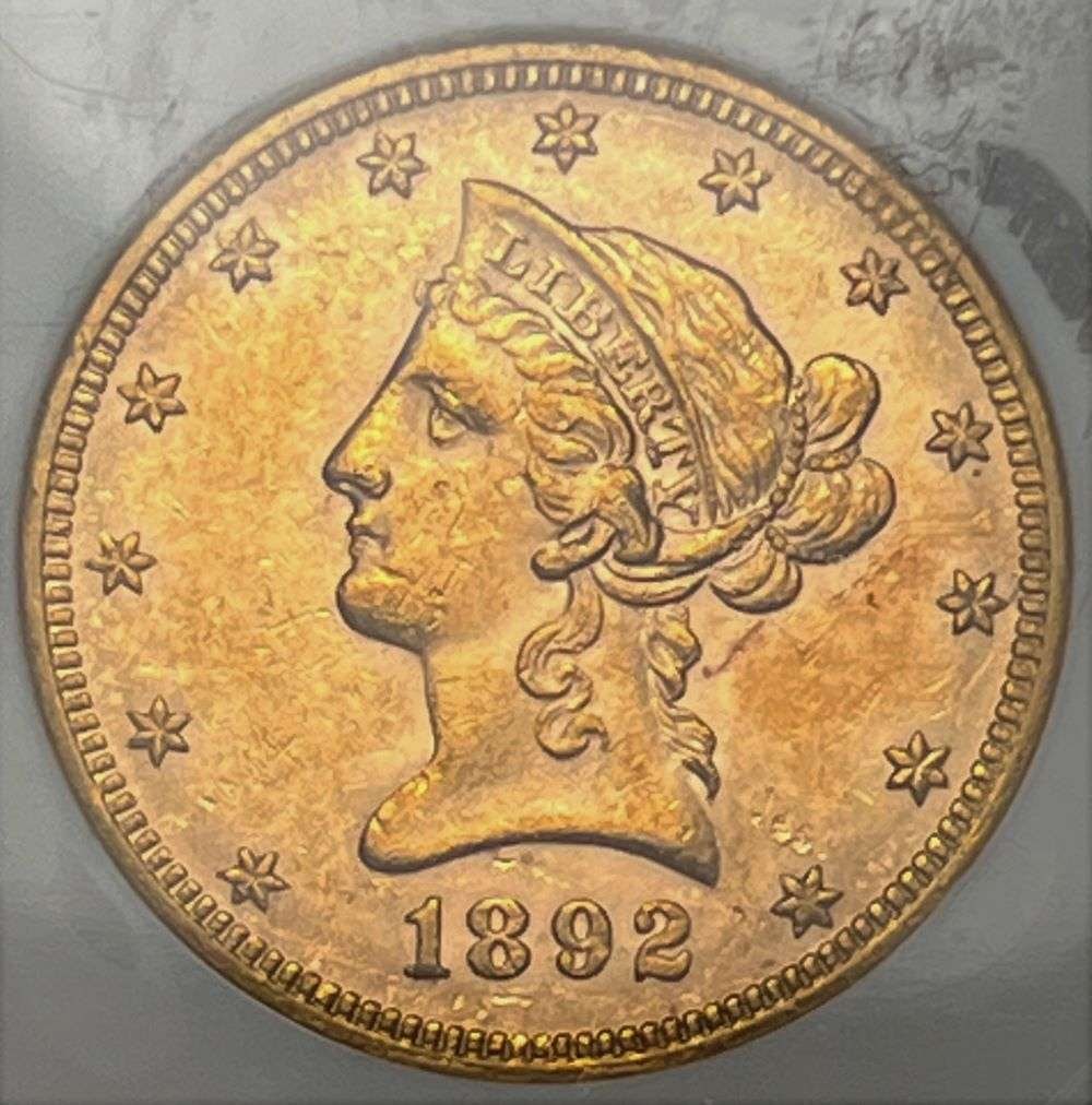 1892 Gold $10 Liberty Head NGC MS61 (1 of 4)
