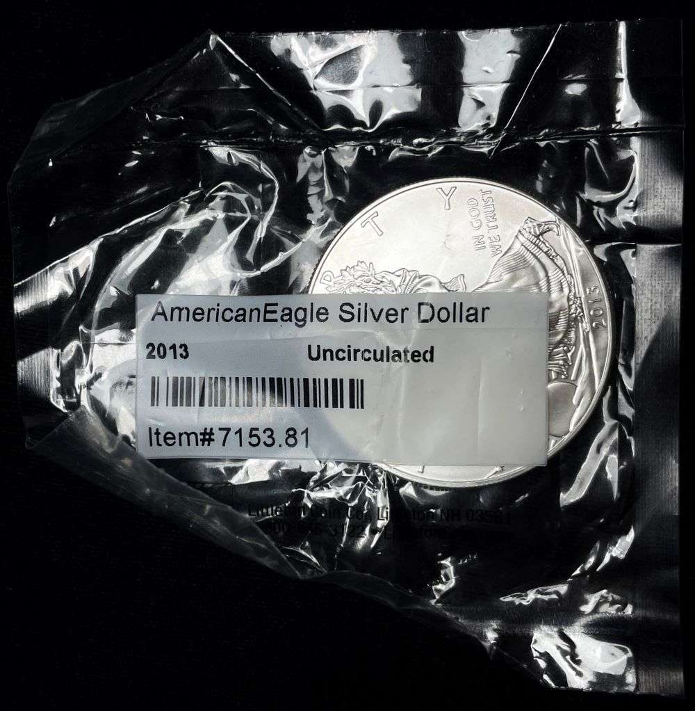 2013 American Silver Eagle: Winner shall receive the exact coin shown here. (JM/B)