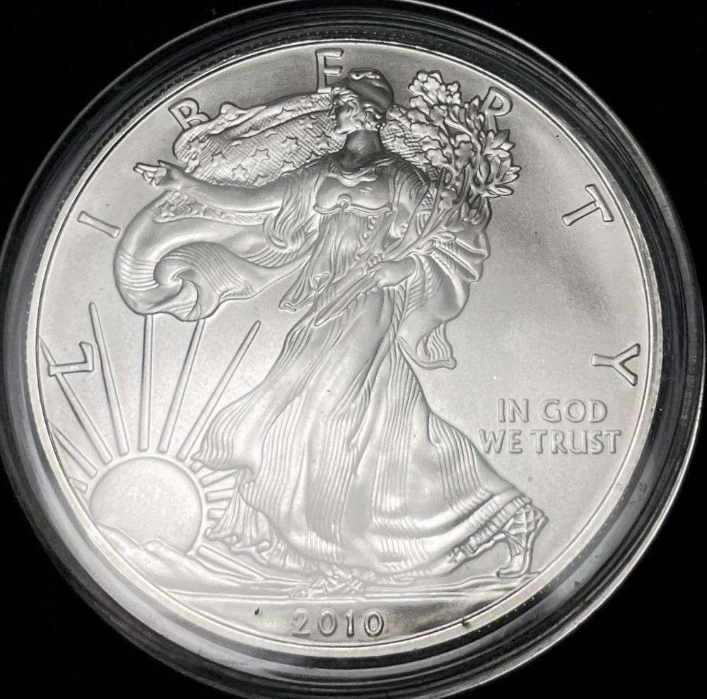 2010 American Silver Eagle: Winner shall receive the exact coin shown here. (JM/B)