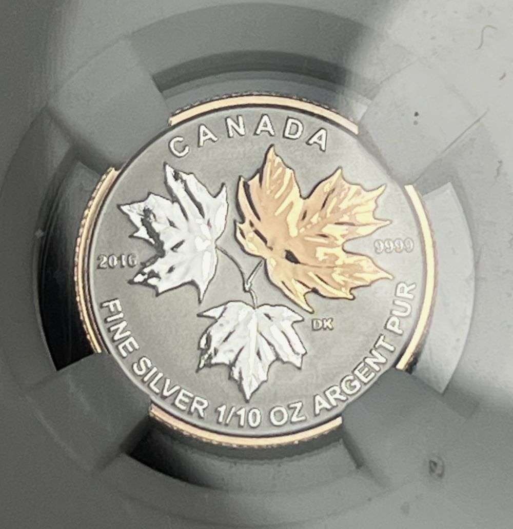 2018 Canada $5 Maple Leaf Incuse Design Silver Coin Ngc Ms69