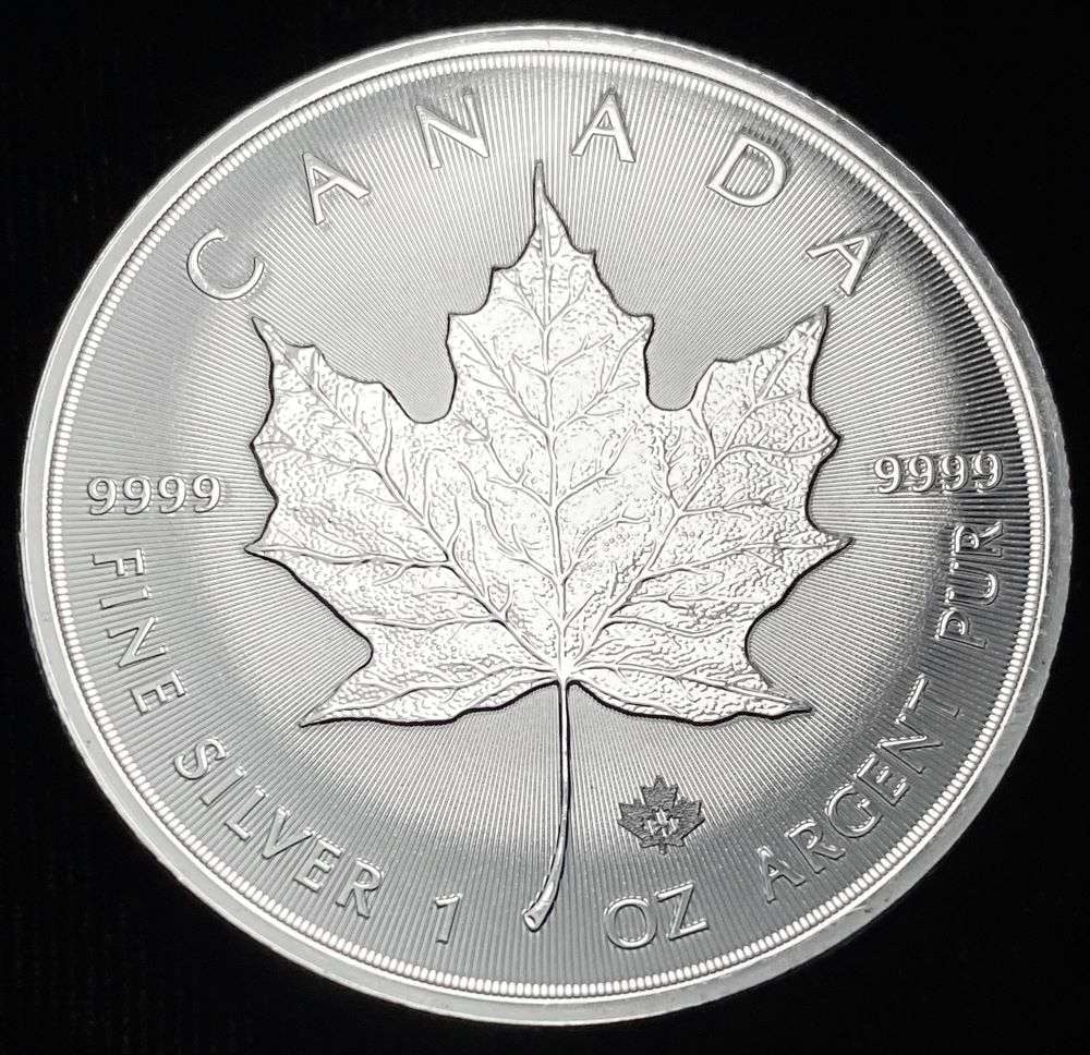 2021 Canada $5 Maple Leaf 1 ozt .9999 Silver: Winner shall receive the exact coin shown here. (RR/B)