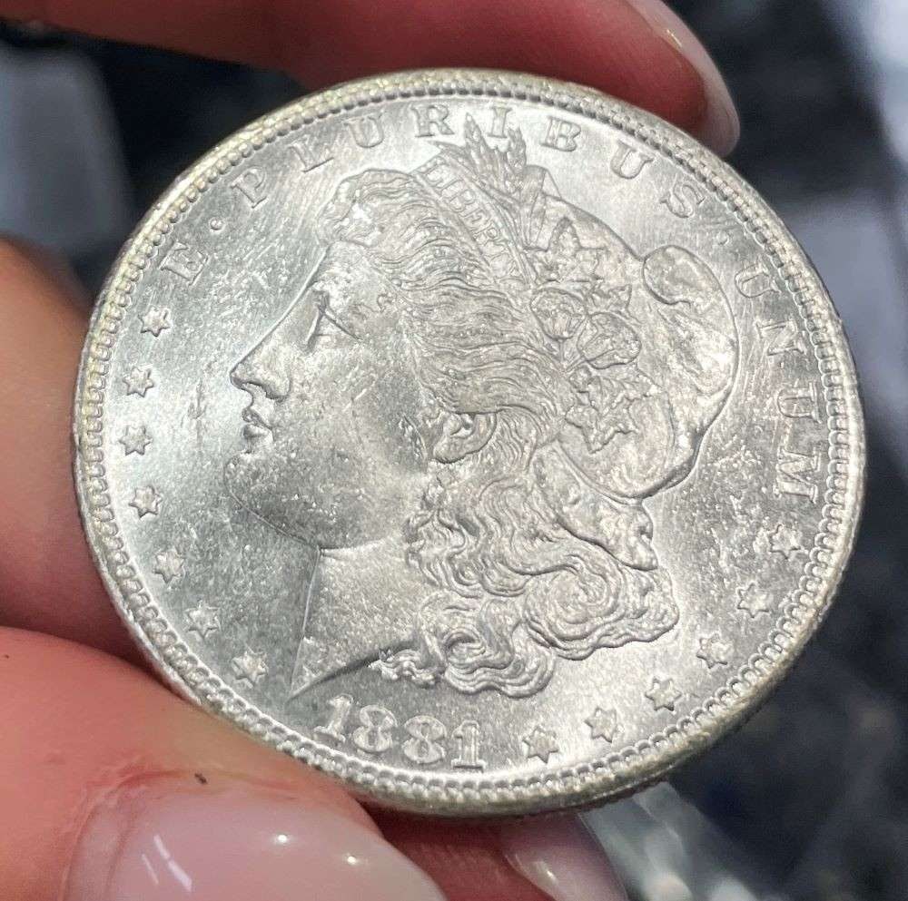 1881-S Morgan Silver Dollar MS65 (1 of 2)