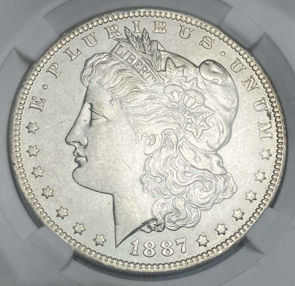 1887-O Morgan Silver Dollar MS64 (1 of 4)