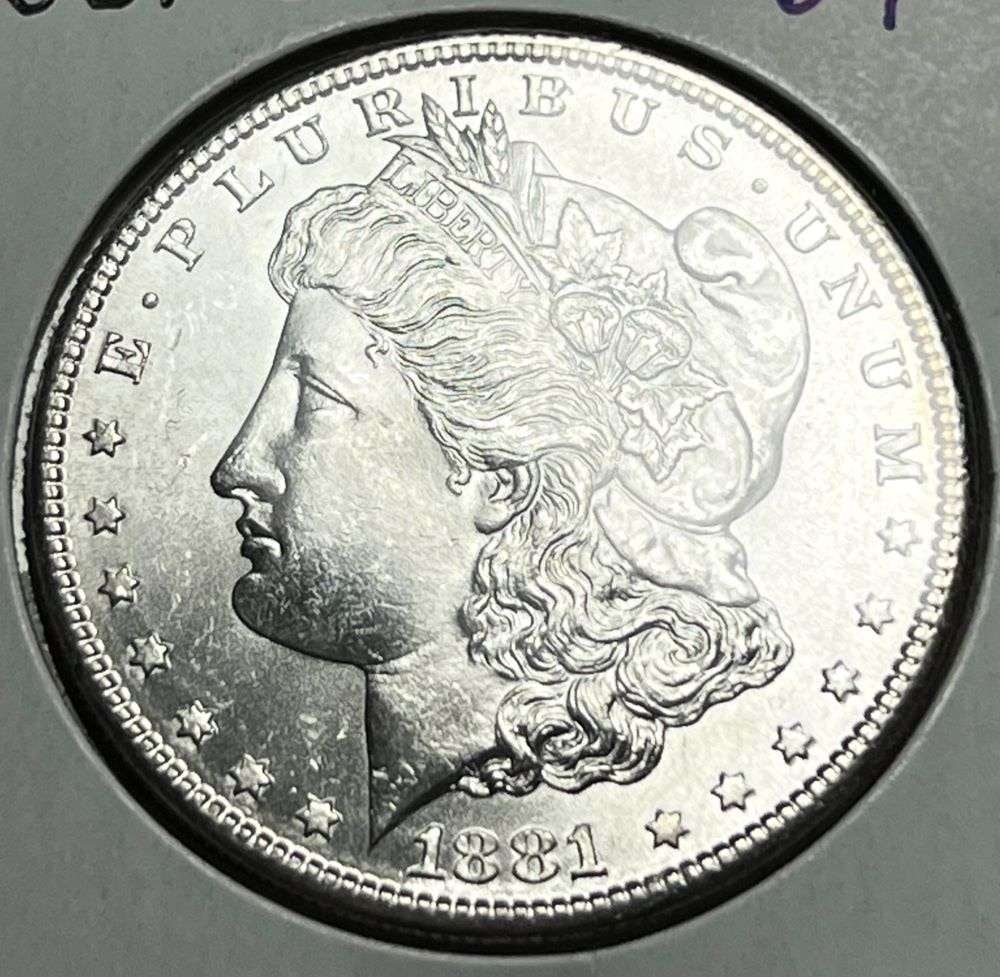 1881-S Morgan Silver Dollar MS64 (1 of 3)