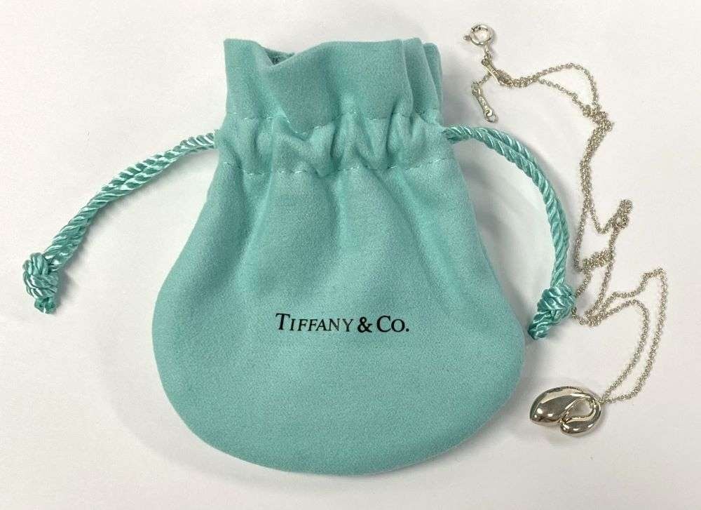 Tiffany & Co. Elsa Peretti Double Teardrop Pendant Necklace .925 Sterling Silver (1 of 16)