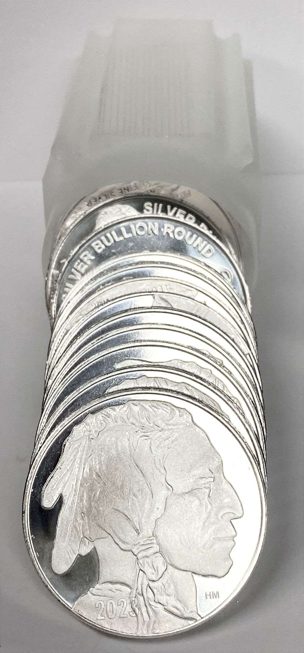 Last Minute! Roll (20-coins) 2023 Proof Buffalo 1 ozt .999 Silver (1 of 3)