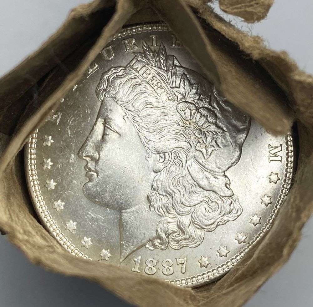 Roll (20) From Unearthed Hoard 1887 Morgan Silver Dollar: Winner will receive 1 original Roll (20-coins) of these amazing Unearthed Morgans. I have to say, this lot is one of the most well-preserved treasure troves of BU Morgan Silver Dollars that I have see