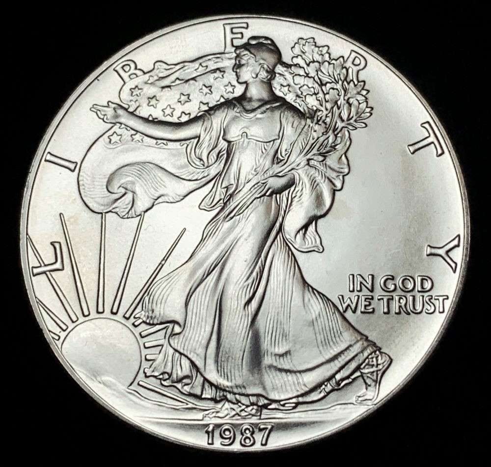 1987 American Silver Eagle (1 of 2)