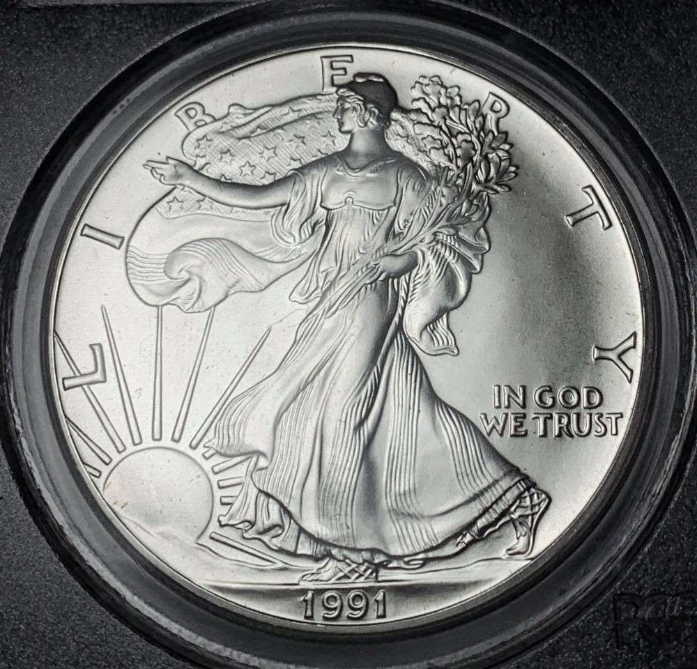 1991 American Silver Eagle PCGS MS69 First Strike (1 of 4)