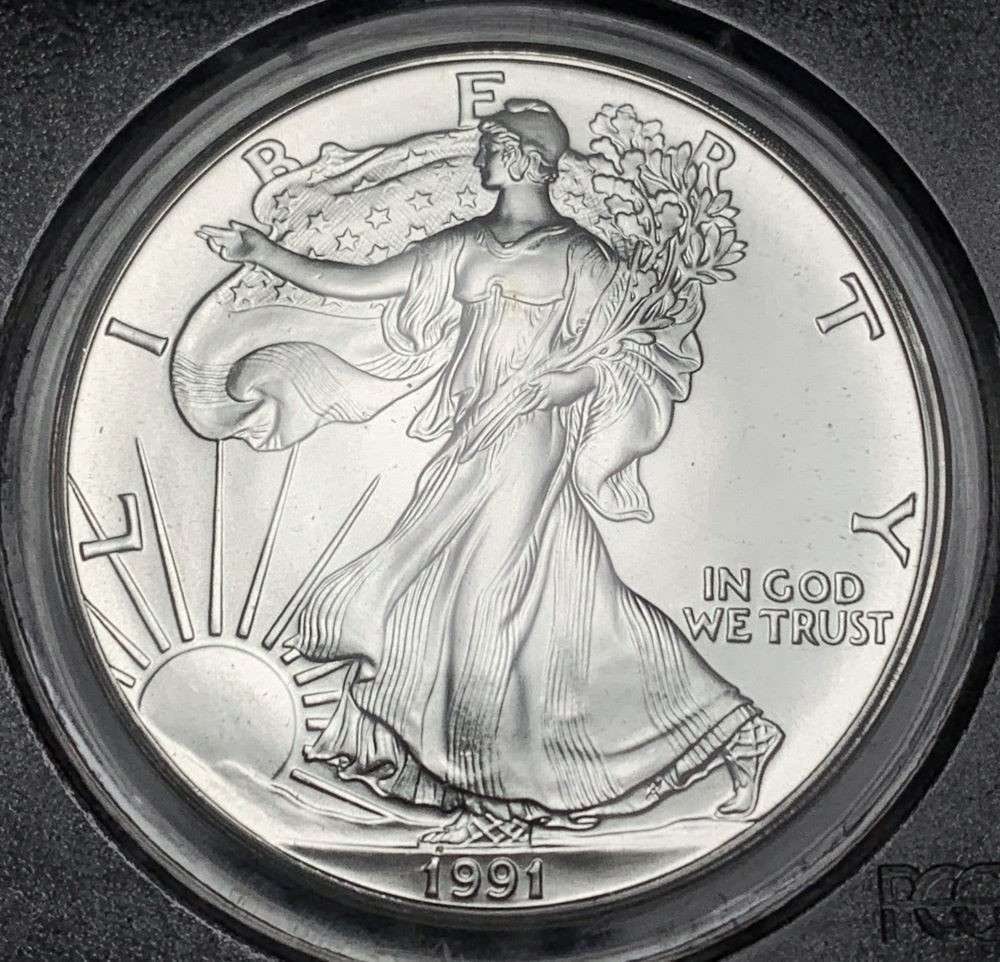 1991 American Silver Eagle PCGS MS69 First Strike (1 of 4)