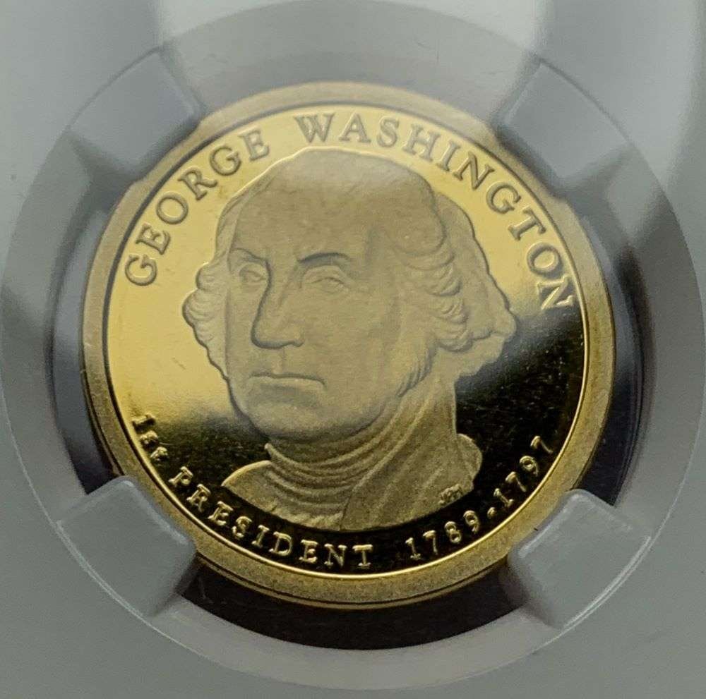 2007-S George Washington First President Dollar NGC PF69 Ultra Cameo (1 of 4)