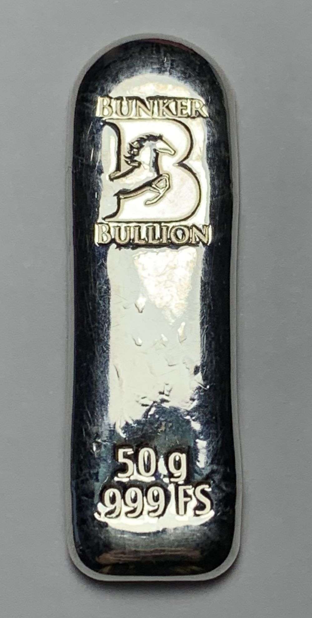2023 Bunker Bullion .999 Silver 50 Grams Bar (1 of 4)