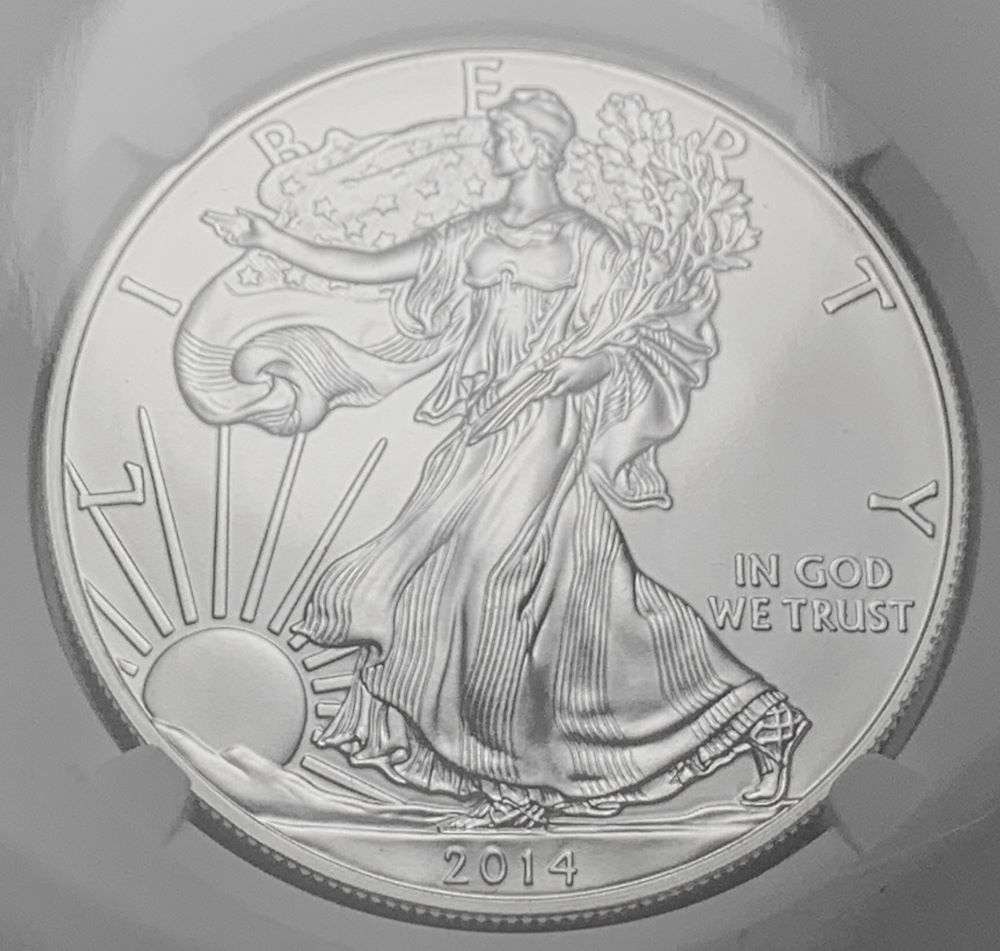 2014 American Silver Eagle NGC MS70 Early Releases (1 of 4)