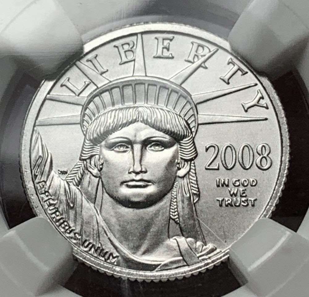 2008 American Eagle $25 .9995 Platinum NGC MS70 (1 of 4)