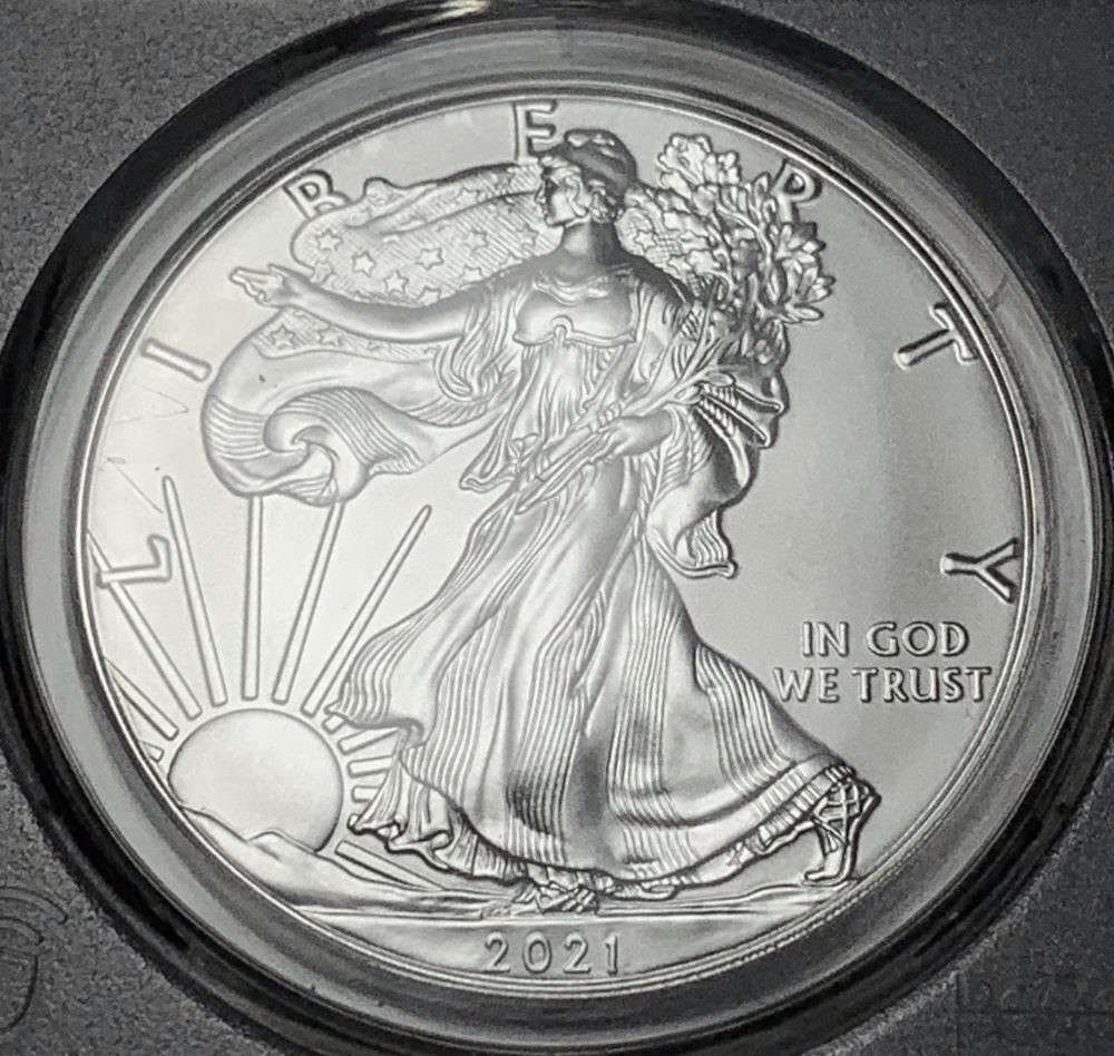 2021 American Silver Eagle PCGS MS70 First Strike (1 of 4)