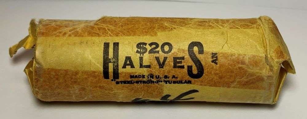 (40-coins) Old Grandma Fresh Shotgun 1964 JFK 90% Silver Mint Condition $20 FV Roll (1 of 3)