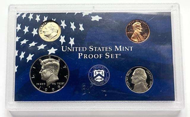 1999 U.S. Mint Proof Set (4-coins) No Box or COA (1 of 2)