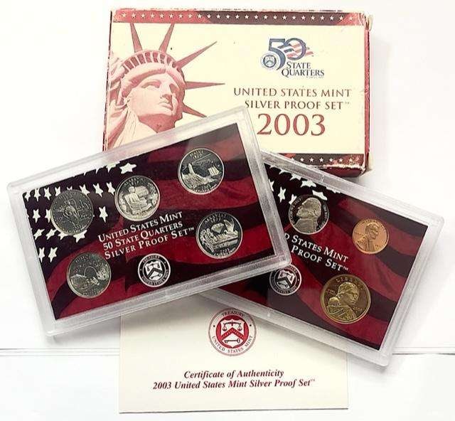2003 U.S. Mint Silver Proof Set (10-coins) (1 of 4)