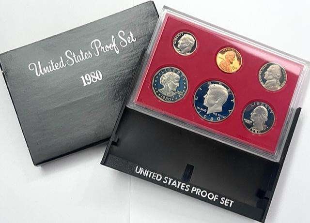 1980 U.S. Mint Proof Set (6-coins) (1 of 3)