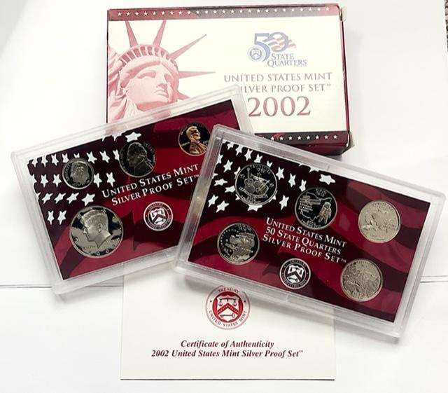 2002 U.S. Mint Silver Proof Set (10-coins) (1 of 4)
