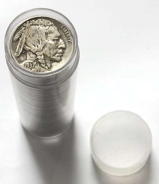 1925-1937 Buffalo Nickel Roll (42-coins): Winner shall receive the exact (42-coin) roll shown here. (SJ/B)