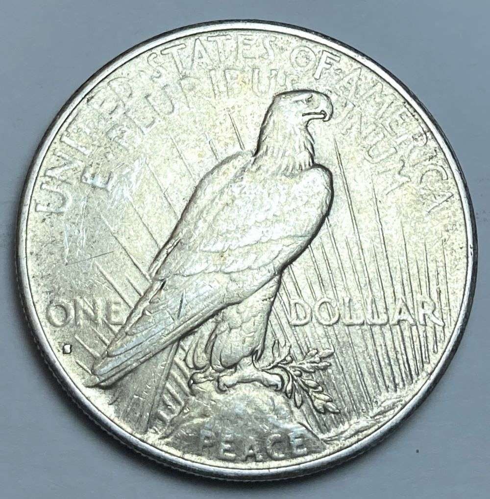1935-S Peace Silver Dollar VF: Winner shall receive the exact coin shown here. (CD/B)