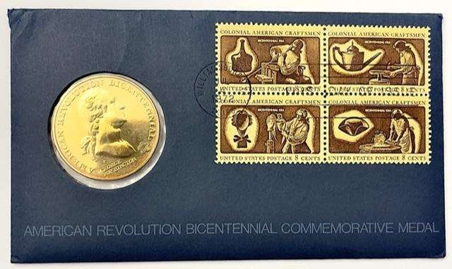 1972 George Washington American Revolution Bicentennial Commemorative Medal (1 of 4)
