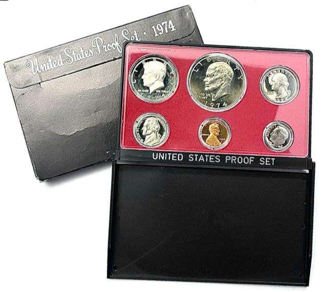 1974 U.S. Mint Proof Set (6-coins) (1 of 3)