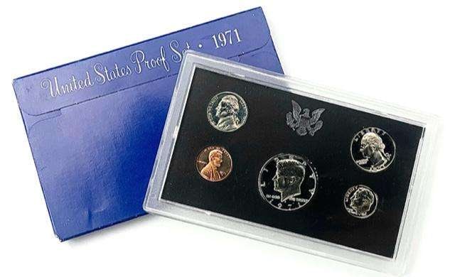 1971 U.S. Mint Proof Set (5-coins) (1 of 3)