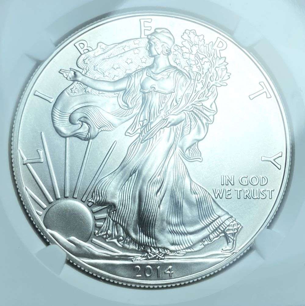 2014(W) American Silver Eagle NGC MS70 Early Releases (1 of 4)