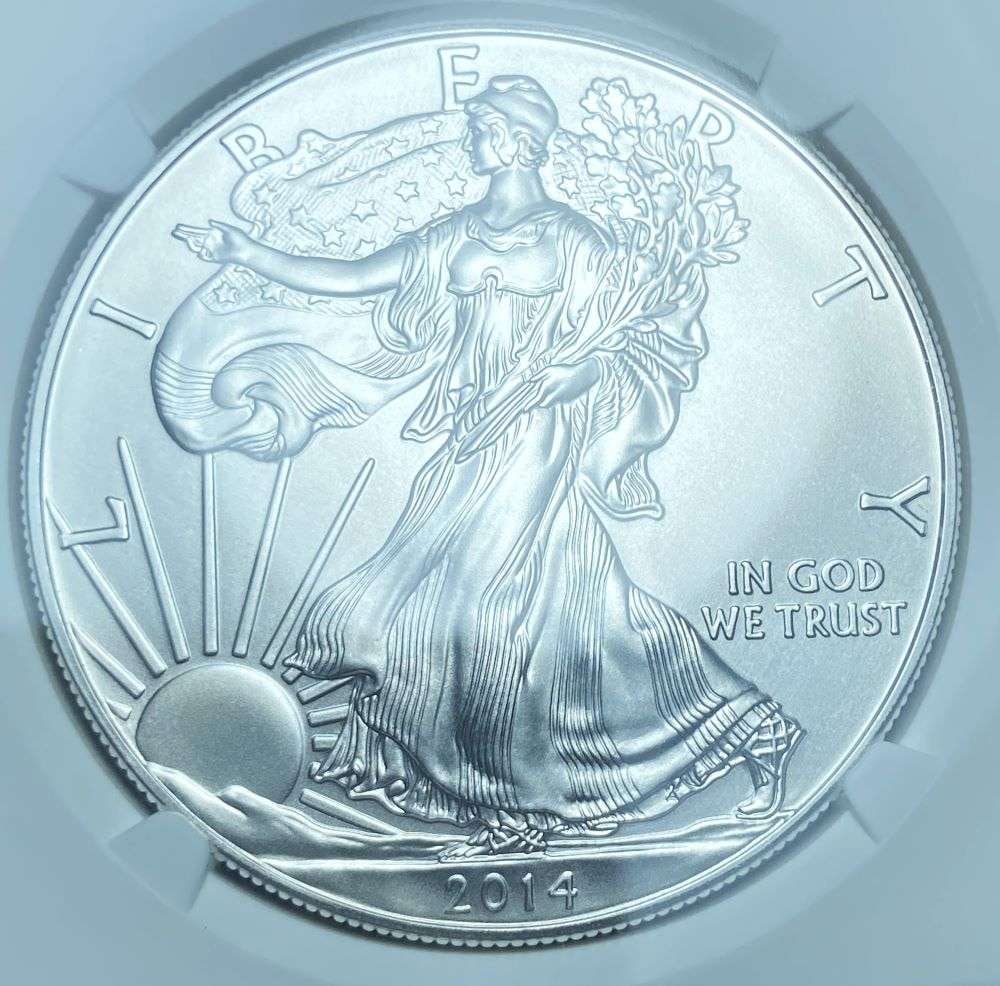 2014(W) American Silver Eagle NGC MS70 Early Releases (1 of 4)