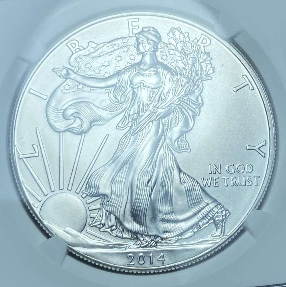 2014(W) American Silver Eagle NGC MS70 Early Releases (1 of 4)