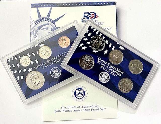 2001 U.S. Mint Proof Set (10-coins) (1 of 4)