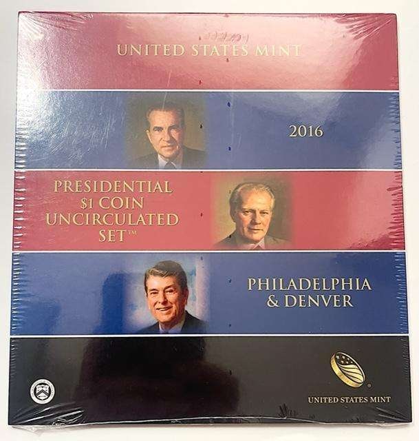 2016 U.S. Mint Presidential Dollar Uncirculated Coin Set Sealed (6-coins) (1 of 2)