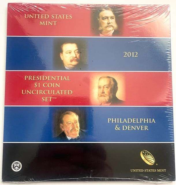 2012 U.S. Mint Uncirculated Presidential $1 Coin Set (8-coins) *Sealed* (1 of 2)